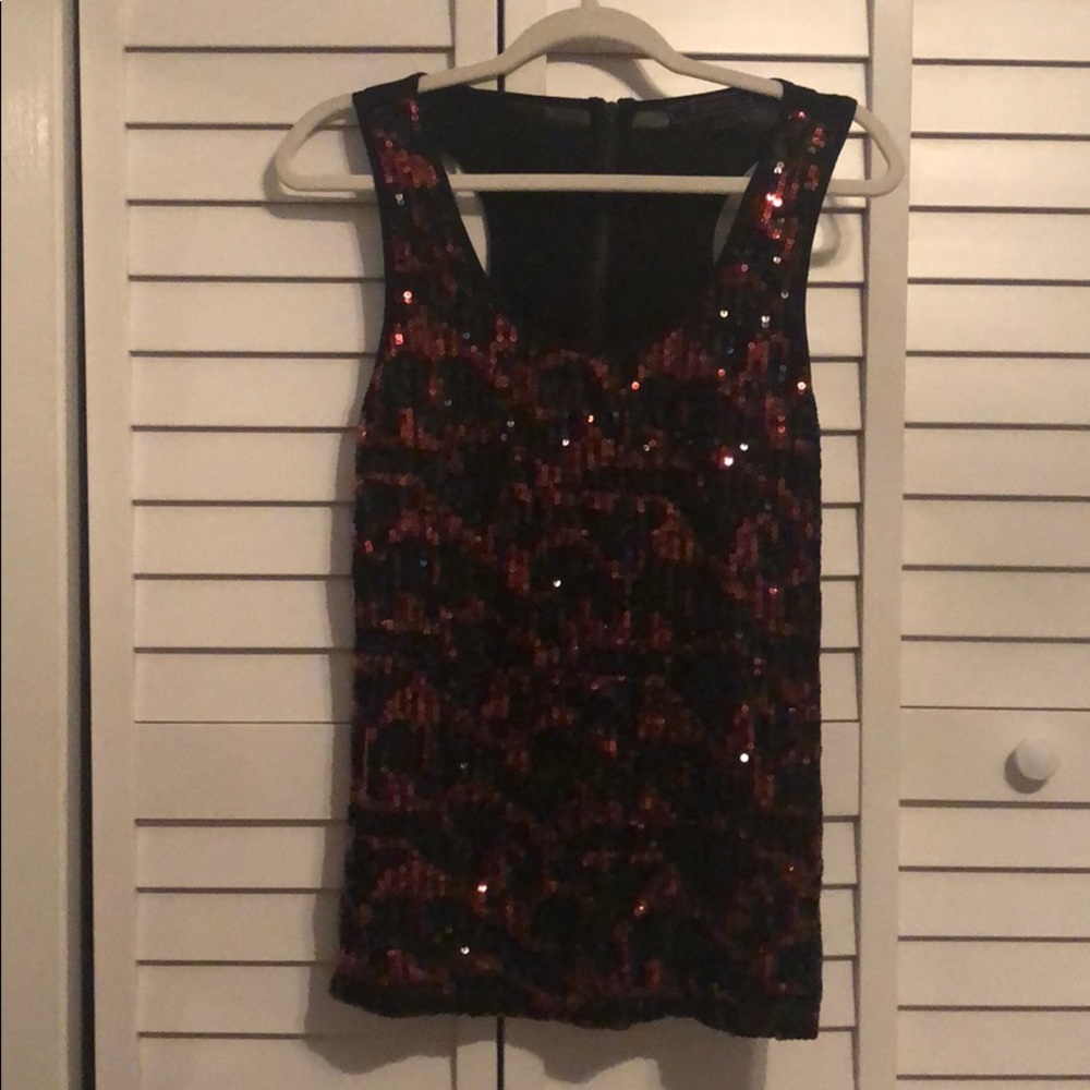 Sequin Razorback tank - Picture 2 of 5